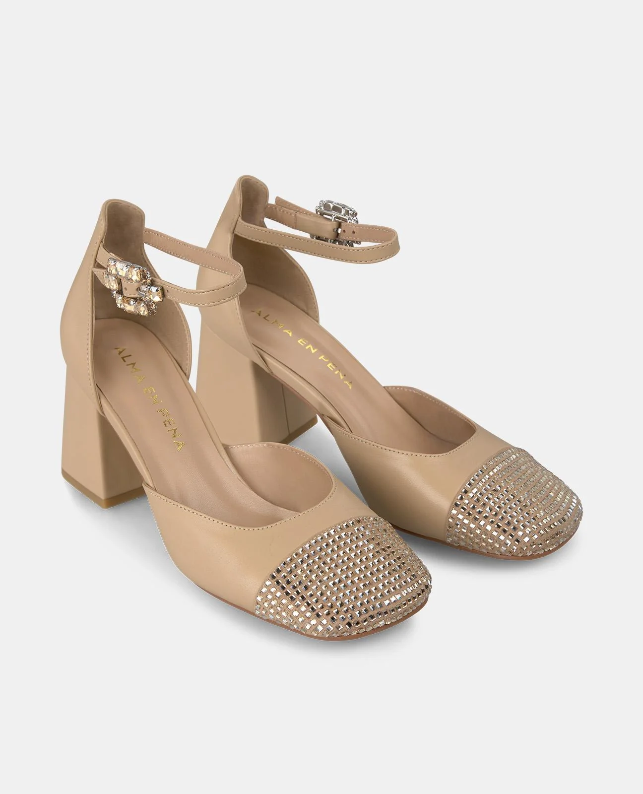 ZAPATO TACÓN HEBILLA JOYA - Image 3