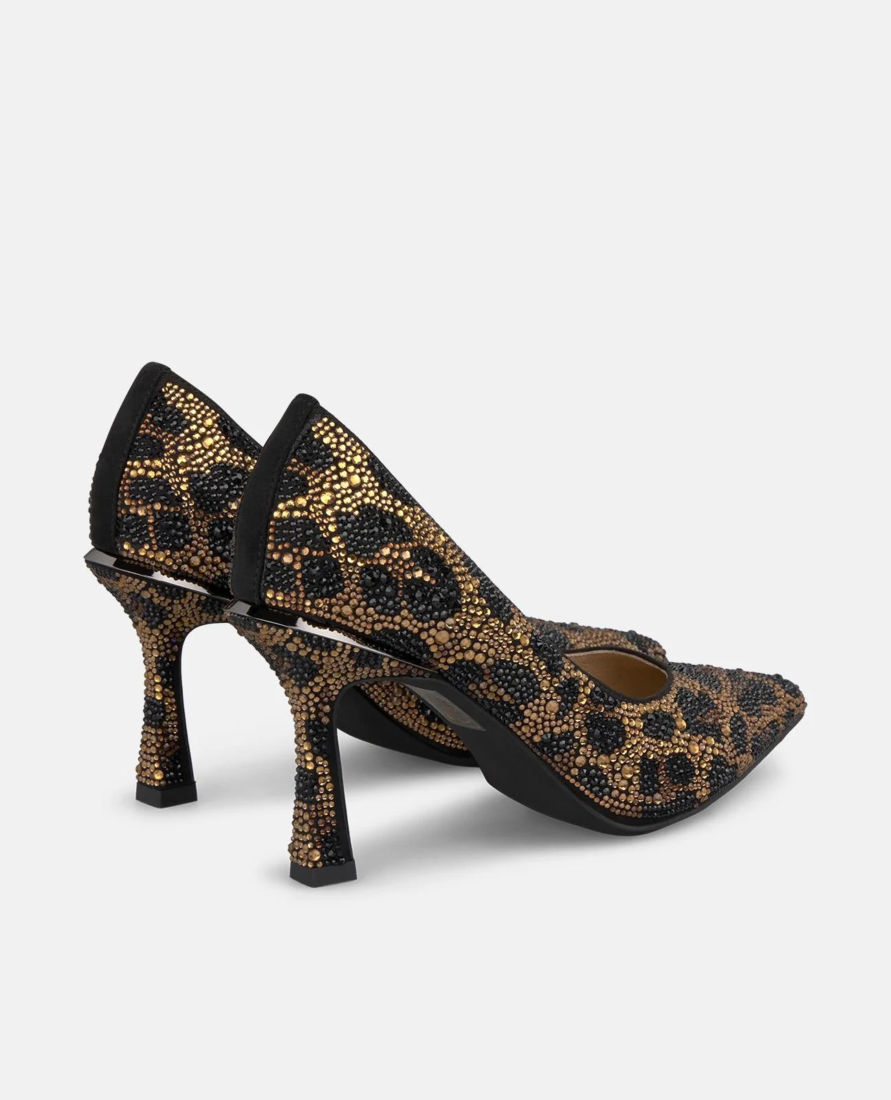 ZAPATO TACÓN PEDRERÍA BICOLOR - Image 3