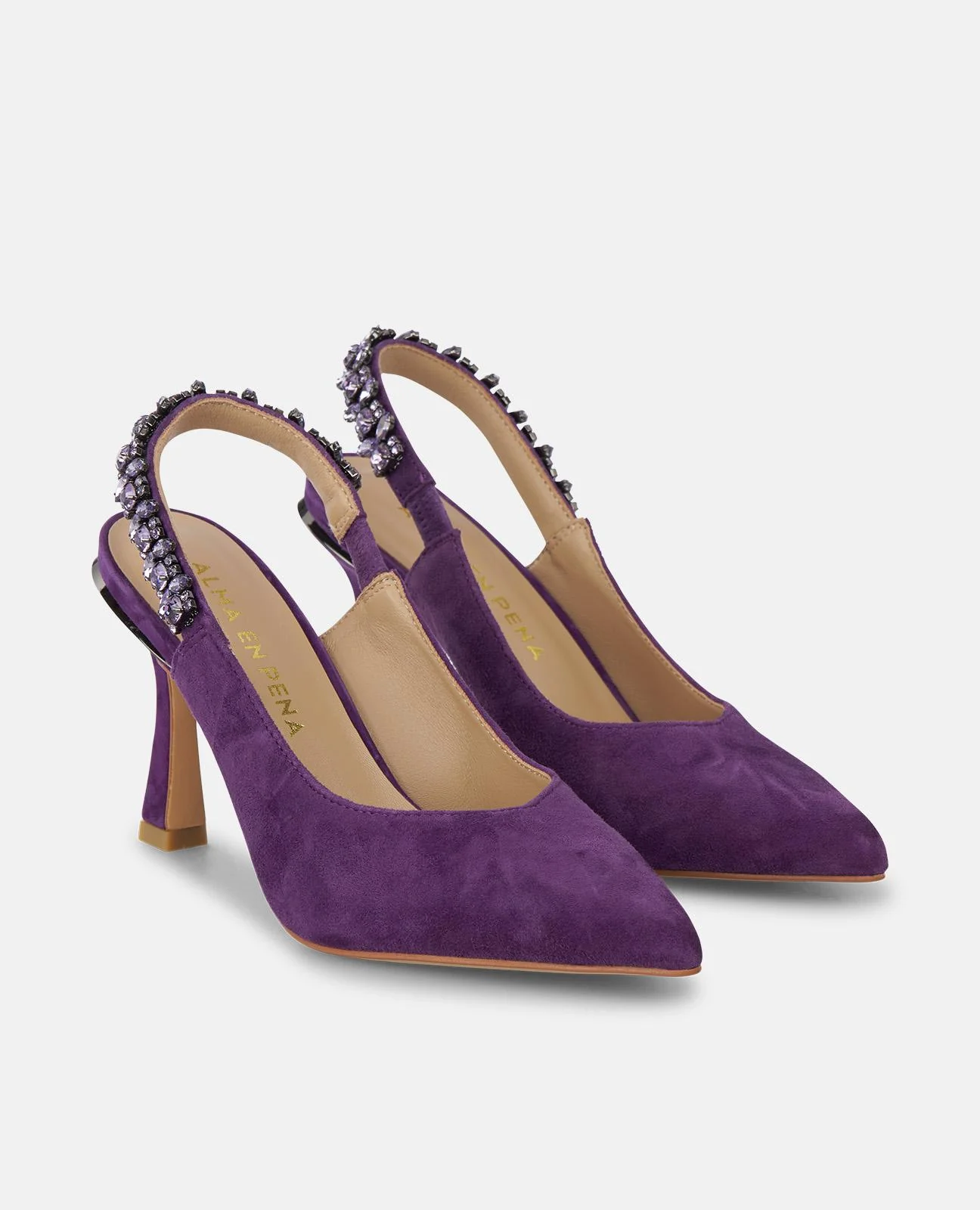 ZAPATO TACÓN TIRA CON PEDRERÍA - Image 2