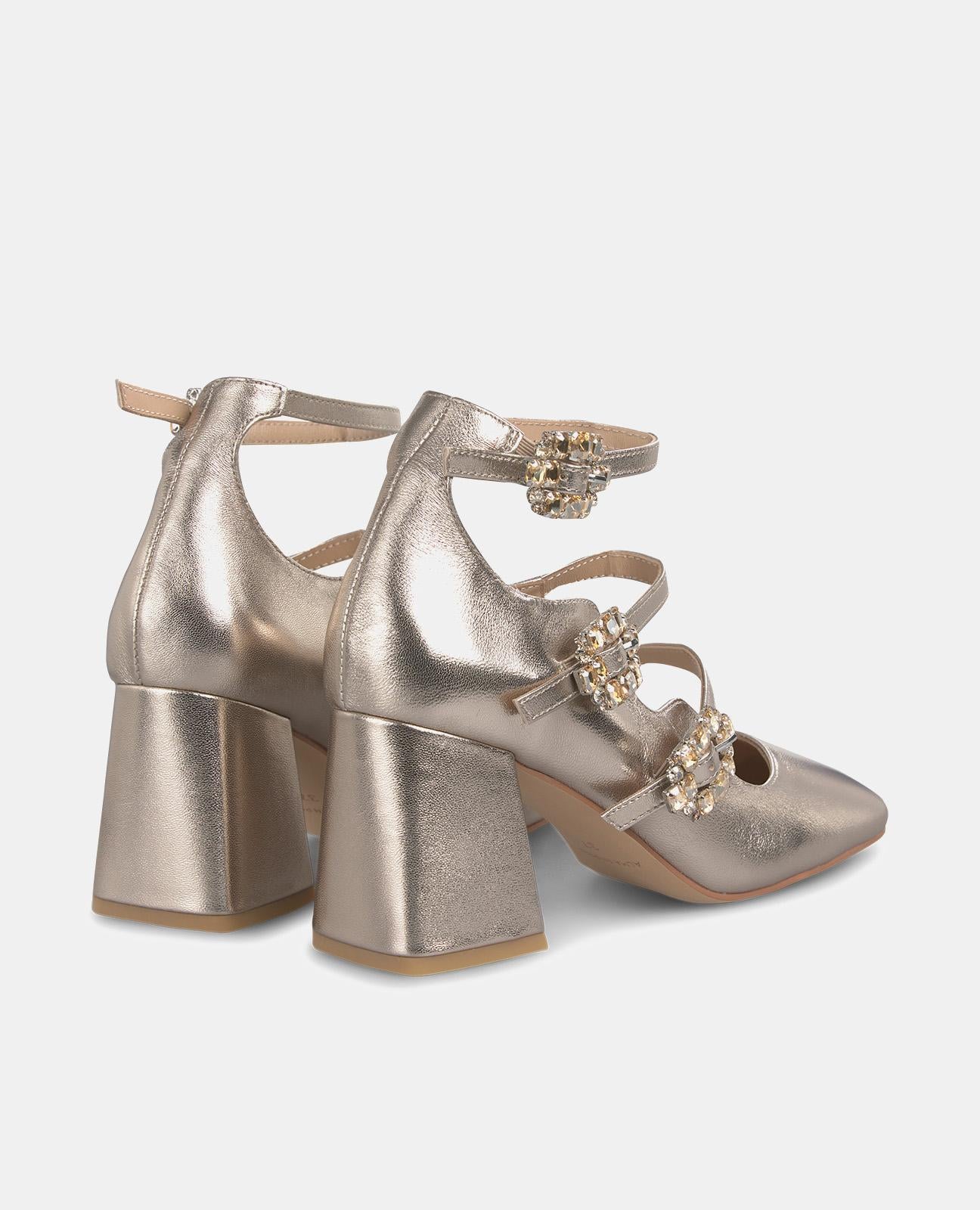 ZAPATO TACÓN TRES HEBILLAS - Image 3